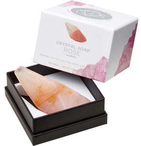 Rose quartz Crystal soap