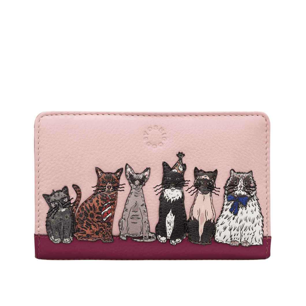 Ladies Small Zip Around Purse – Party Cats