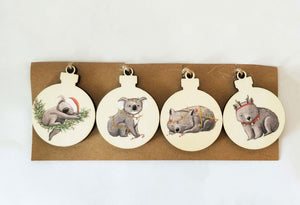 Aus Animals Series Discs Hanging Decoration
