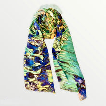 Load image into Gallery viewer, Art cotton scarf Irisis Van Gough
