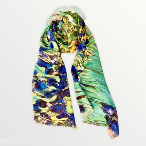 Art cotton scarf Irisis Van Gough