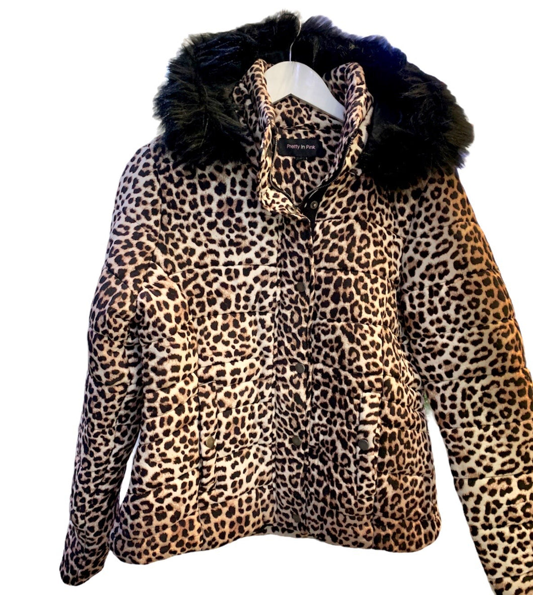 Leopard winter jacket