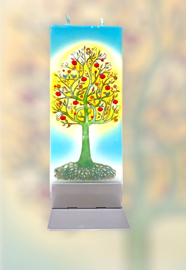 Flat candle tree of life