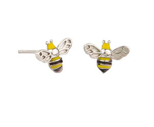 Tiger tree stud earrings baby bee