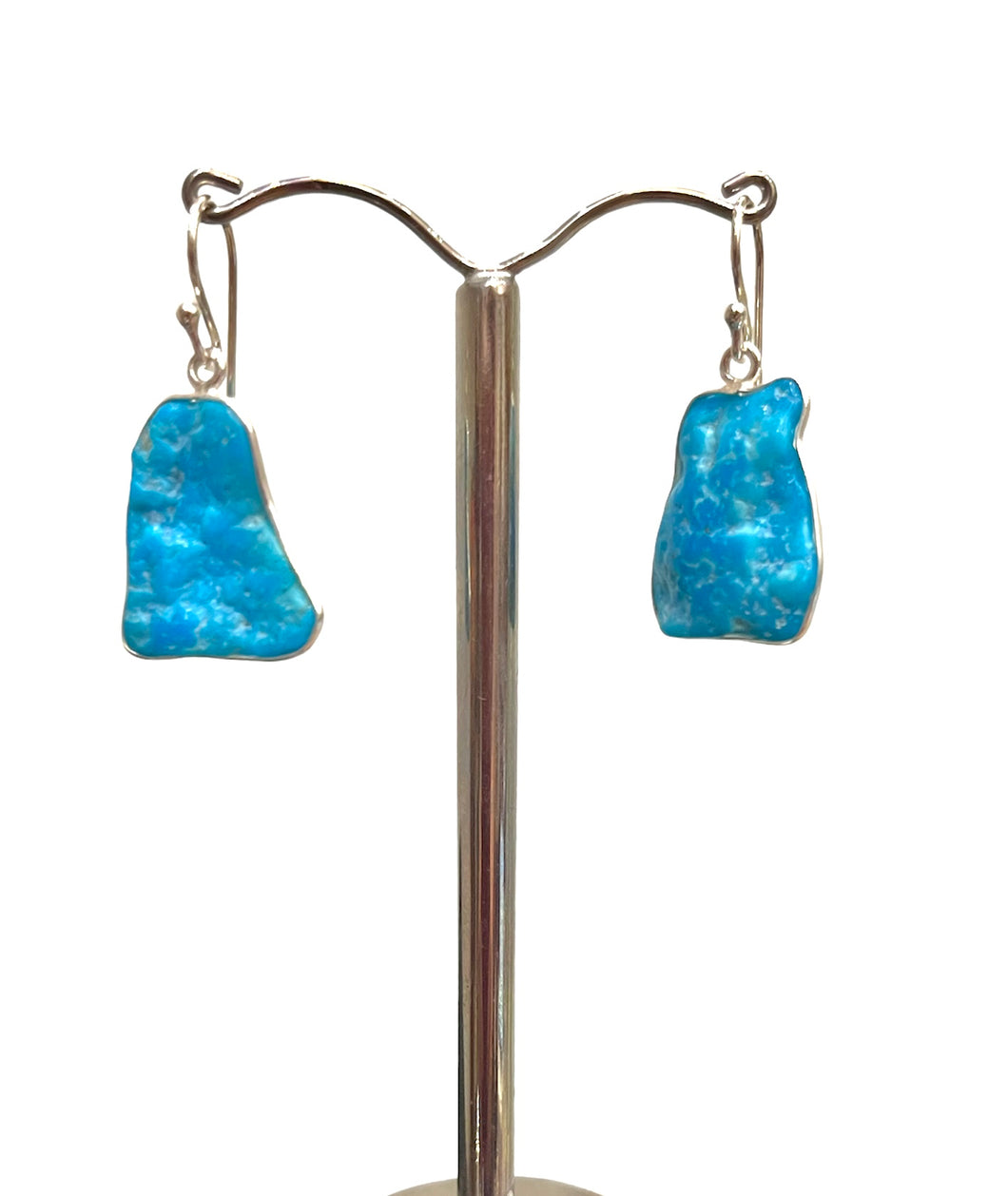 semiprecious turquoise sterling silver,earrings