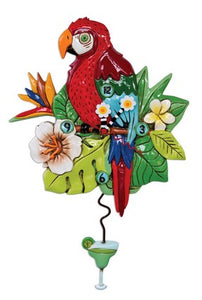 Clock Polly parrot