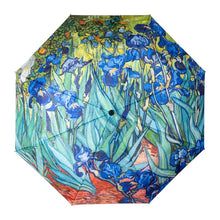 Load image into Gallery viewer, Galeria folding umbrellas irises

