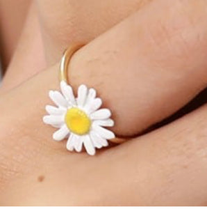 Franck Herval daisy collection ring adjustable
