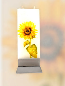Flat candle sunflower