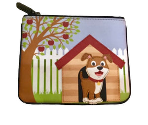 Leather coin purse Puppy