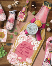 Load image into Gallery viewer, LP bottle shaped Bamboo cheese platter 55x20cm
