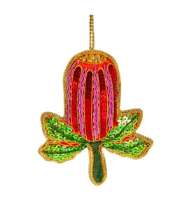 sequin tree decor banksia