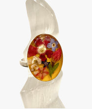 Load image into Gallery viewer, San Marco Flower resin ring garden yellow
