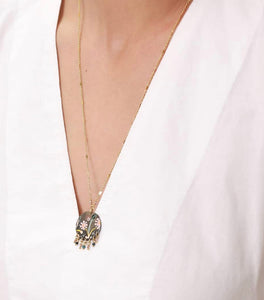 Franck Herval rose collection necklace